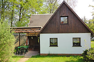 Ferienhaus im Spreewald: Ferienhaus mit Terrasse